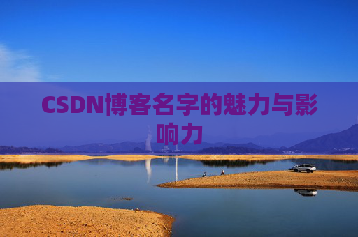 CSDN博客名字的魅力与影响力